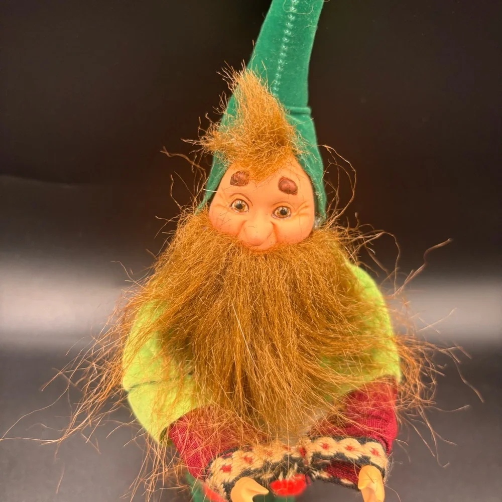 Vintage Brinn’s Hidden Kingdom‎ Elf Gnome Posable Legs 9” Christmas